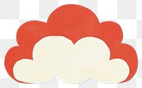 PNG Papercut chinese cloud background simple white.