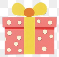 PNG Papercut cute gift box background illustration decorative.