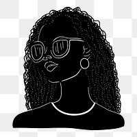 PNG People avatar silhouette art portrait.