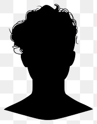 PNG People avatar silhouette portrait person.