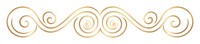 PNG Decorative scroll elegant design gold.