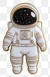 PNG Astronaut pin badge astronaut enamel cute.