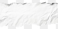 PNG White torn paper texture background crumpled.