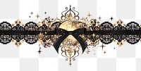 PNG Gold celestial sparkling glitter black.