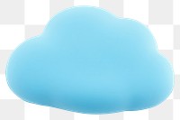 PNG Light blue Cloud minimal simple cloud.