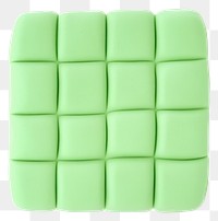 PNG Soft green Rectangle texture minimalist furniture.