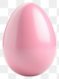 PNG 3d easter egg illustration decoration minimalist.