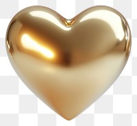 PNG 3d gold heart illustration accessories accessory.