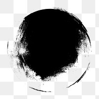 PNG Full moon texture black white.