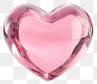 PNG Pink heart-shape transparent background symbol.