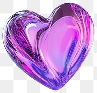 PNG Heart-shape purple transparent texture.