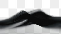 PNG Abstract shape with soft edges background contrast black.