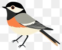 PNG Bird illustration vector art.