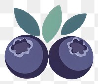 PNG Blueberries blueberry illustration simple.