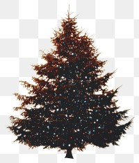 PNG Photography glitter christmas tree celebration chandelier decoration.