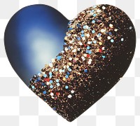 PNG Photography glitter heart illustration glittering decoration.