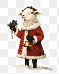 PNG Sheep christmas animal human.