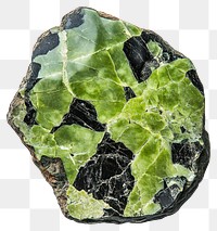 PNG Peridotite Slab with veins mineral green accessories.