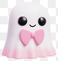 PNG Coquette ghost illustration cute pink.