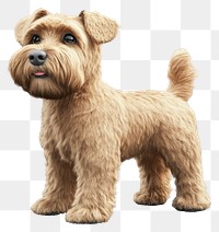 PNG Dog terrier cartoon animal.