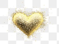 PNG Heart sparkle light glitter background effect black.