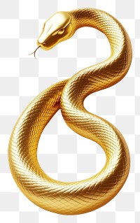 PNG Gold snake gold illustration reptile.