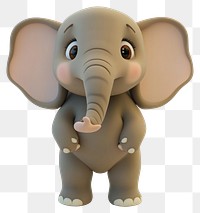 PNG Baby cute chubby Elephant elephant illustration character.