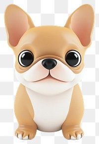 PNG Baby cute French Bulldog bulldog illustration cartoon.