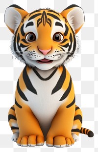 PNG Baby Tiger tiger illustration character.