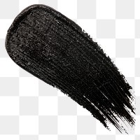 PNG Oval shape brush strokes texture black illustration.