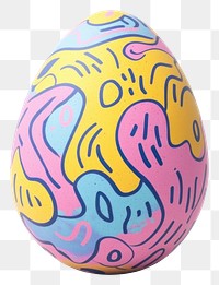 PNG Easter egg pattern illustration decorative.