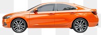 PNG Orange family sedan hatchback car vehicle modern.