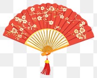 PNG Chinese fan illustration chinese gold.