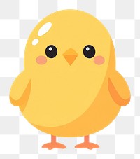 PNG Yellow chick illustration animal bird.