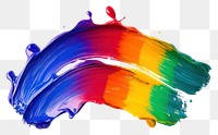 PNG Real rainbow brush stroke vibrant strokes colors.