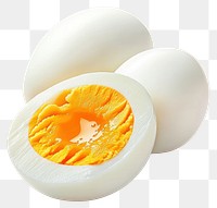 PNG Two boiled eggs white food nutrition.