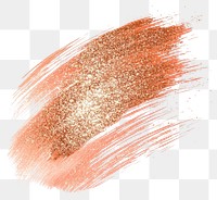 PNG Glitter rosegold brush stroke background white white background.