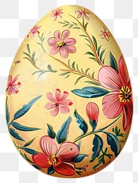 PNG Easter egg illustration vintage style.