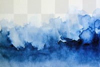 PNG Watercolor gradient of blue and white tone background abstract painting.