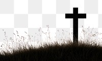 PNG Cross cross silhouette background.