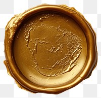 PNG Gold wax seal gold accessories stationery.