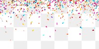 PNG Music confetti border background celebration decoration.