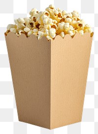 PNG Popcorn snack food box.