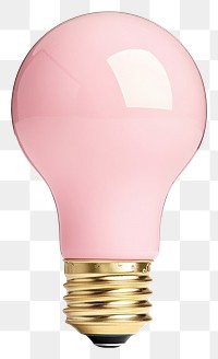 PNG A pink light bulb modern electronics innovation.