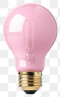 PNG A pink light bulb modern electronics inspiration.