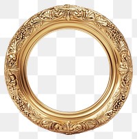 PNG An Antique carved gold blank photo frame photography antique round.