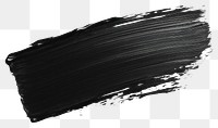 PNG Black flat paint brush stroke illustration anthracite abstract.