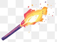 PNG Color firework icon colors torch illustration.