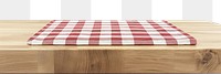 PNG Light color wooden counter table white cloth.