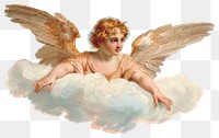 PNG Cloud borders with angel clouds archangel ethereal.